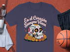 En El Corazon Siempre Viven Skull Design Tshirt product