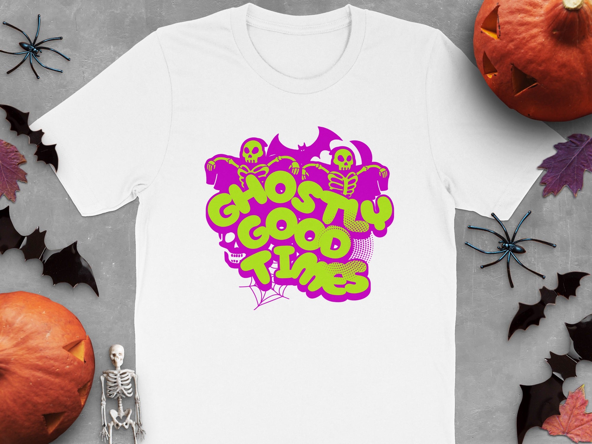 Ghostly Good Times Halloween Themed T-shirt Product