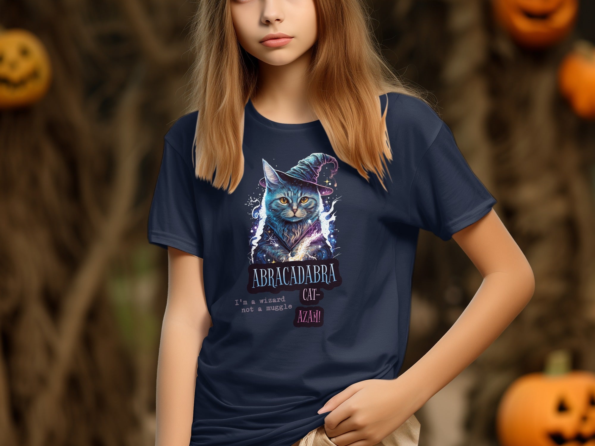 Abracadabra Cat Wizard Halloween T-Shirt product