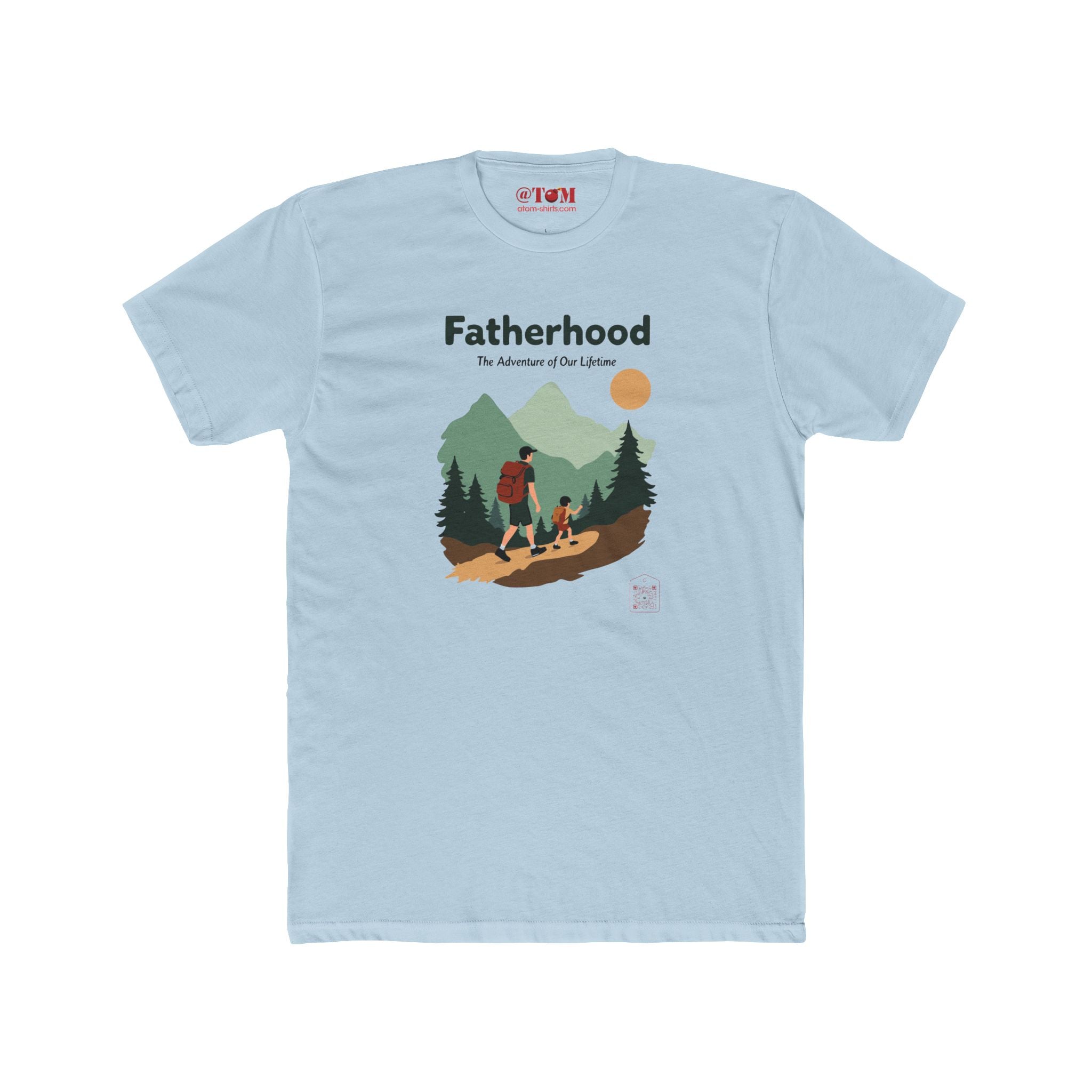 Fatherhood Adventure T Shirt – Dad & Son Hiking Gift