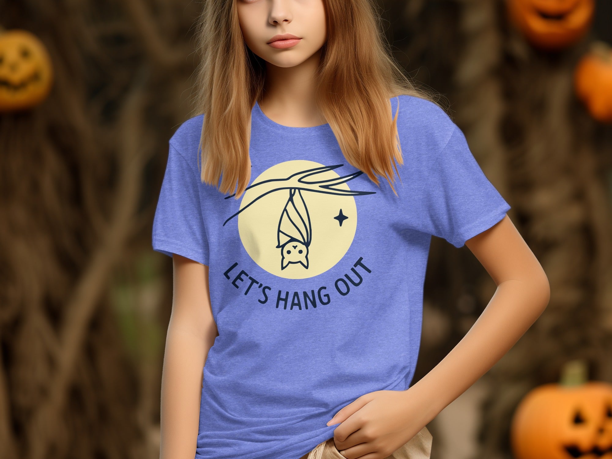 Let's Hang Out Bat Graphic Design T-Shirt product