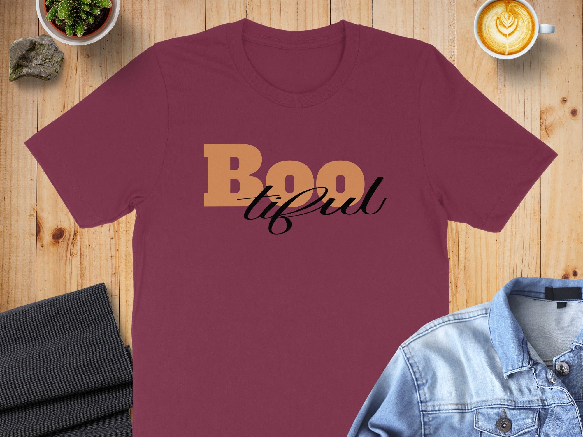 Beautiful Boo Text Graphic T-Shirt product