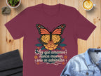 Colorful Butterfly Graphic T-Shirt with Inspirational product type