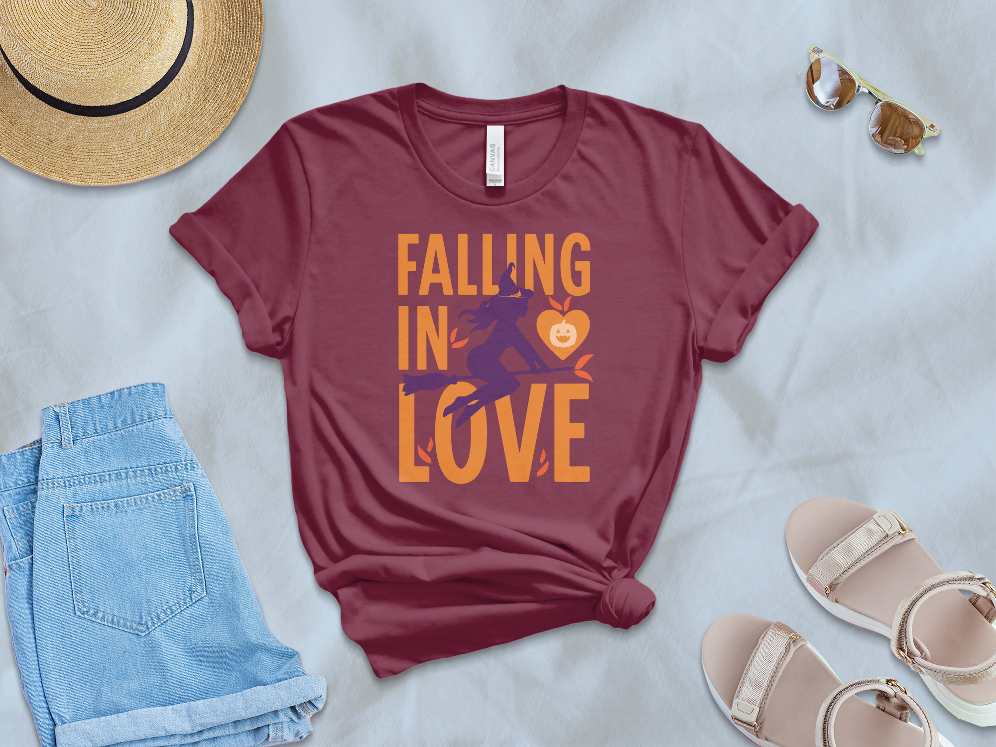 Falling in Love Graphic T-Shirt for Casual Product
