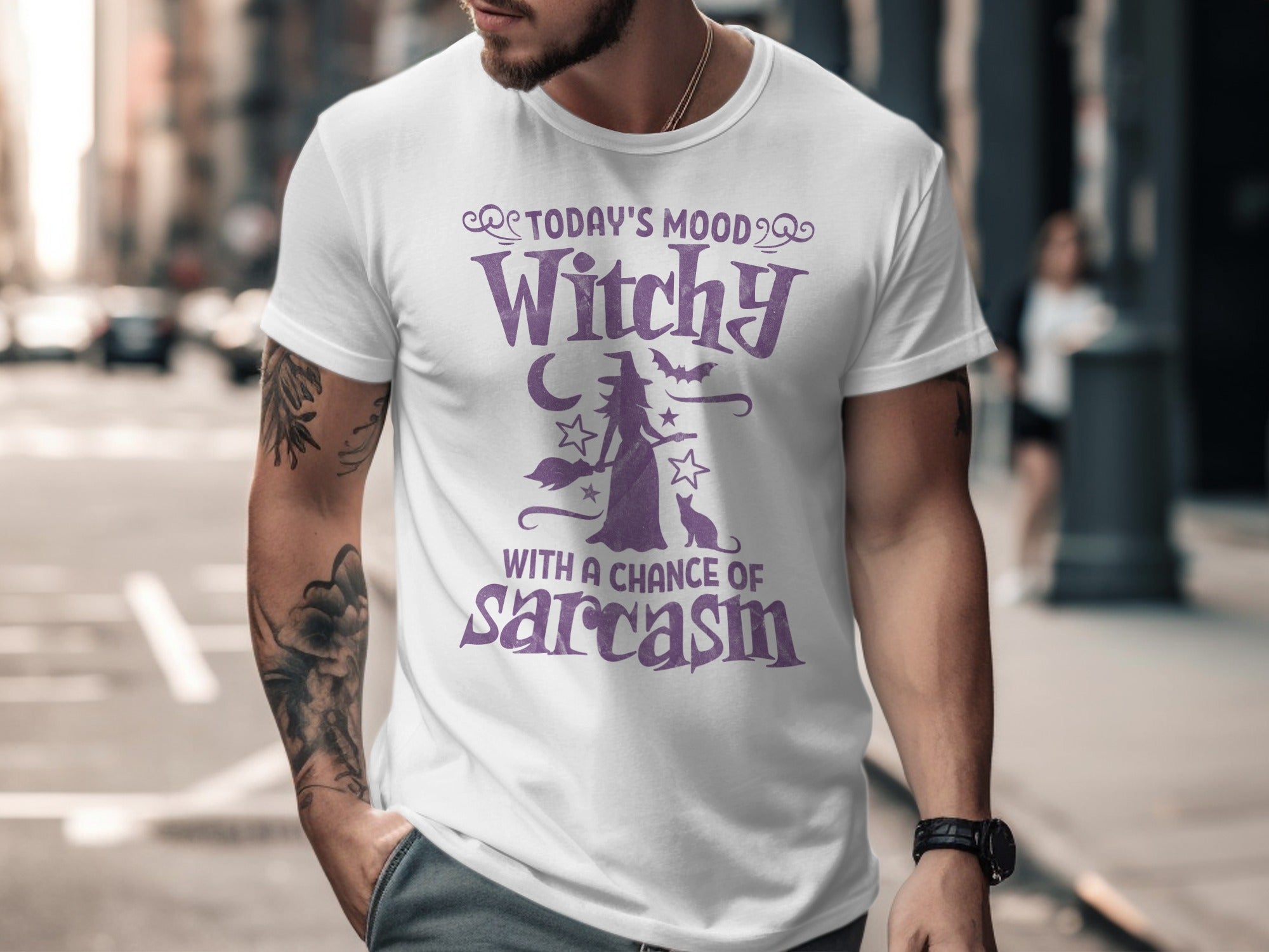 Today's Mood Witchy With Chance of Sarcasm T-shirt product