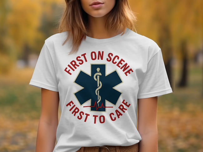 First On Scene First To Care T-shirt product type