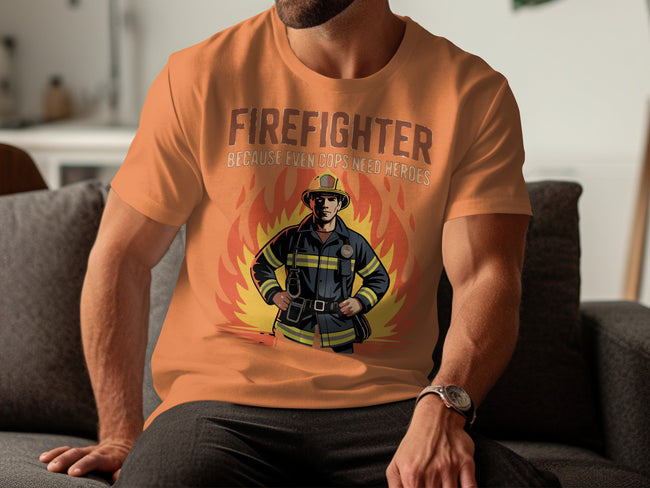 Firefighter Because Even Oops Need Heroes product type