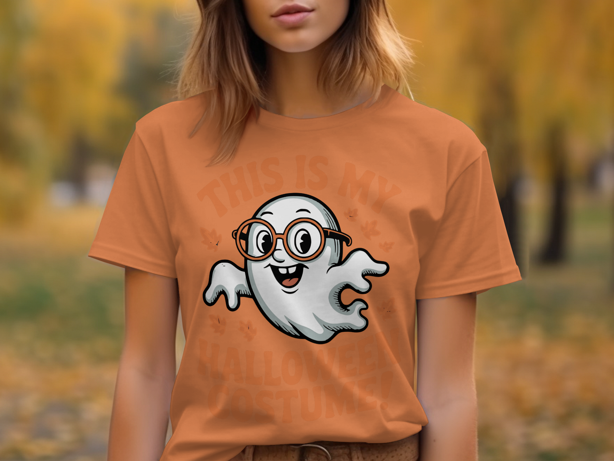 This Is My Halloween Costume Ghost Tee product type