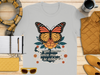 Beautiful Butterfly Design on Classic White product