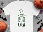 Halloween Boo Crew Witch Hat Design Shirt product