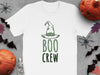 Halloween Boo Crew Witch Hat Design Shirt product