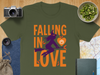 Falling in Love Witch Halloween Spirit T-shirt product
