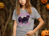 Black Cat Spooky Squad Themed Graphic T-Shirt product type