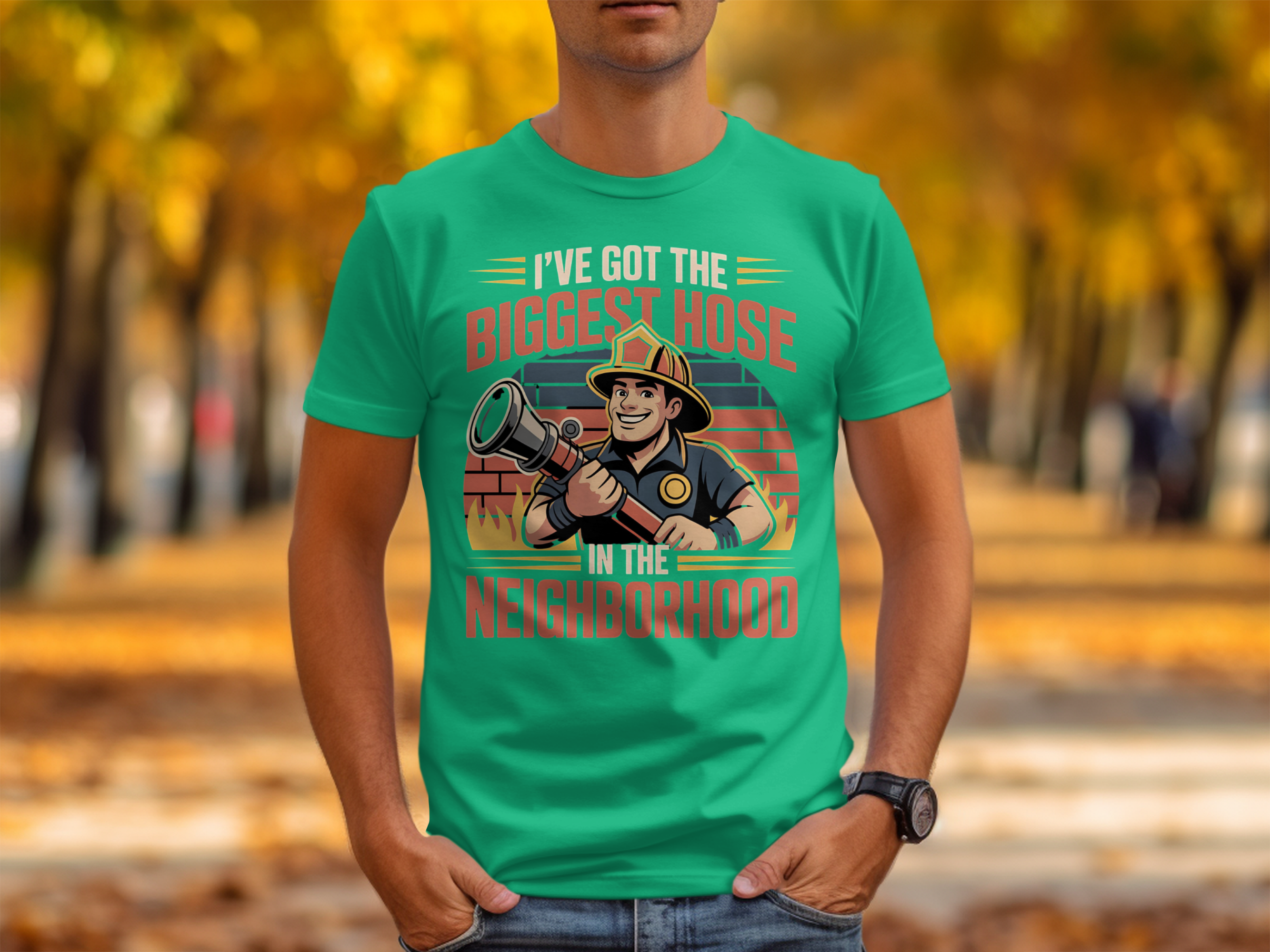 Biggest Hose In The Neighborhood Graphic T-Shirt Product