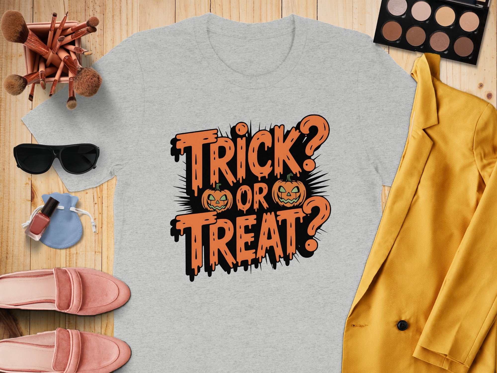 Trick Or Treat Graphic Printed T-shirt product