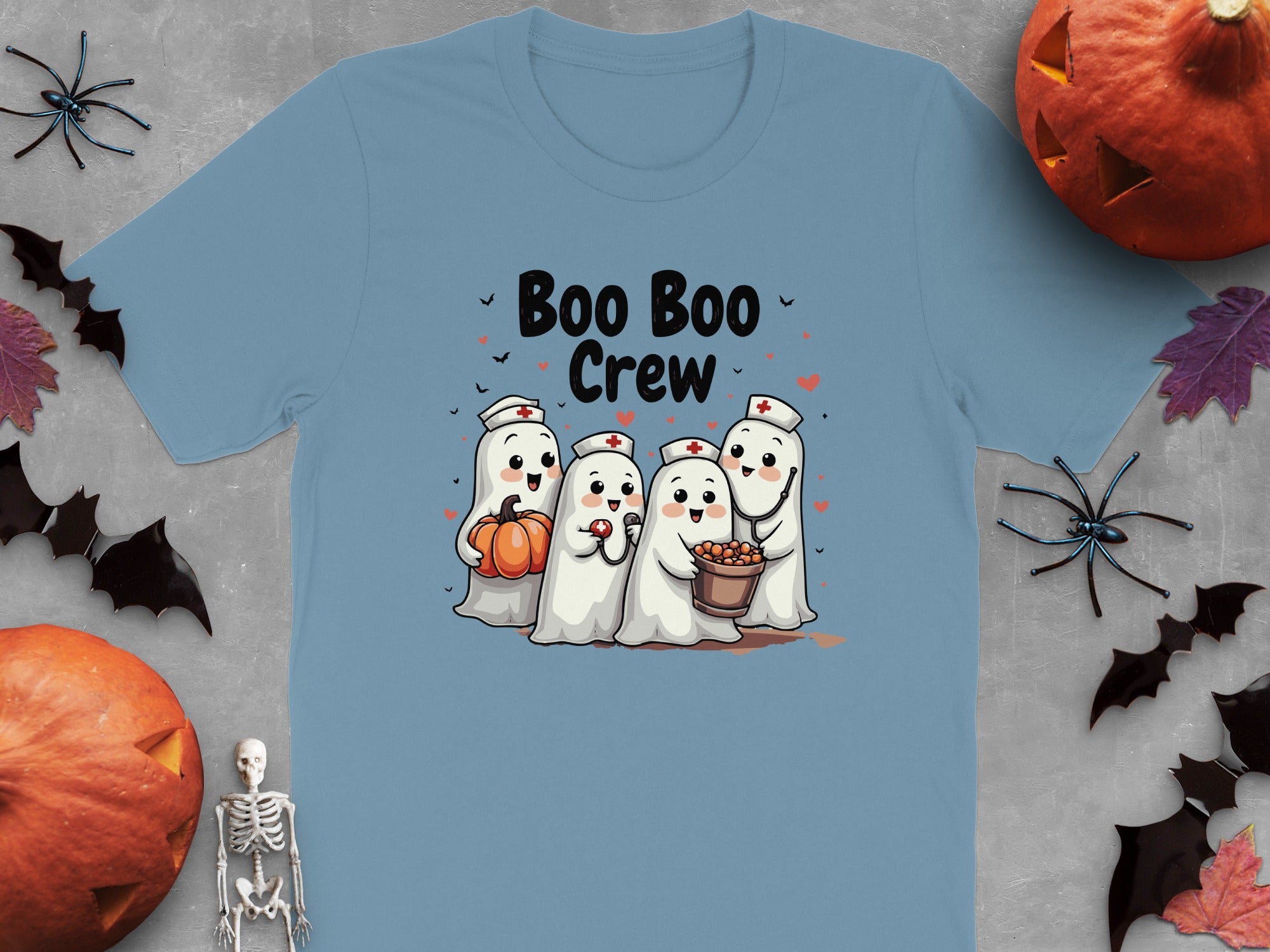 Boo Boo Crew Pumpkin Candy Trick or Treat T-Shirt product