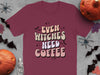 Even Witches Need Coffee Halloween T-Shirt product type