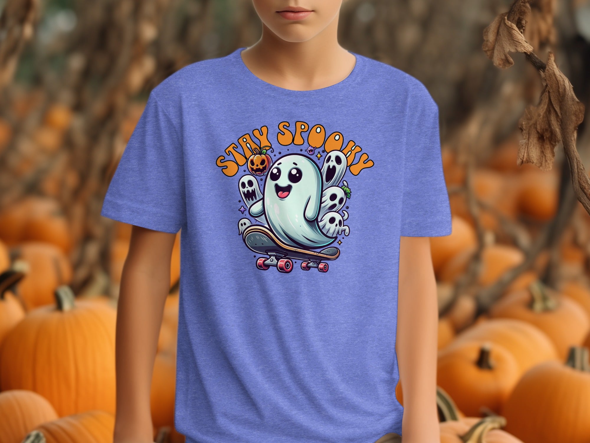 Stay Spooky Ghost Graphic Tee Youth T-Shirt Product Type
