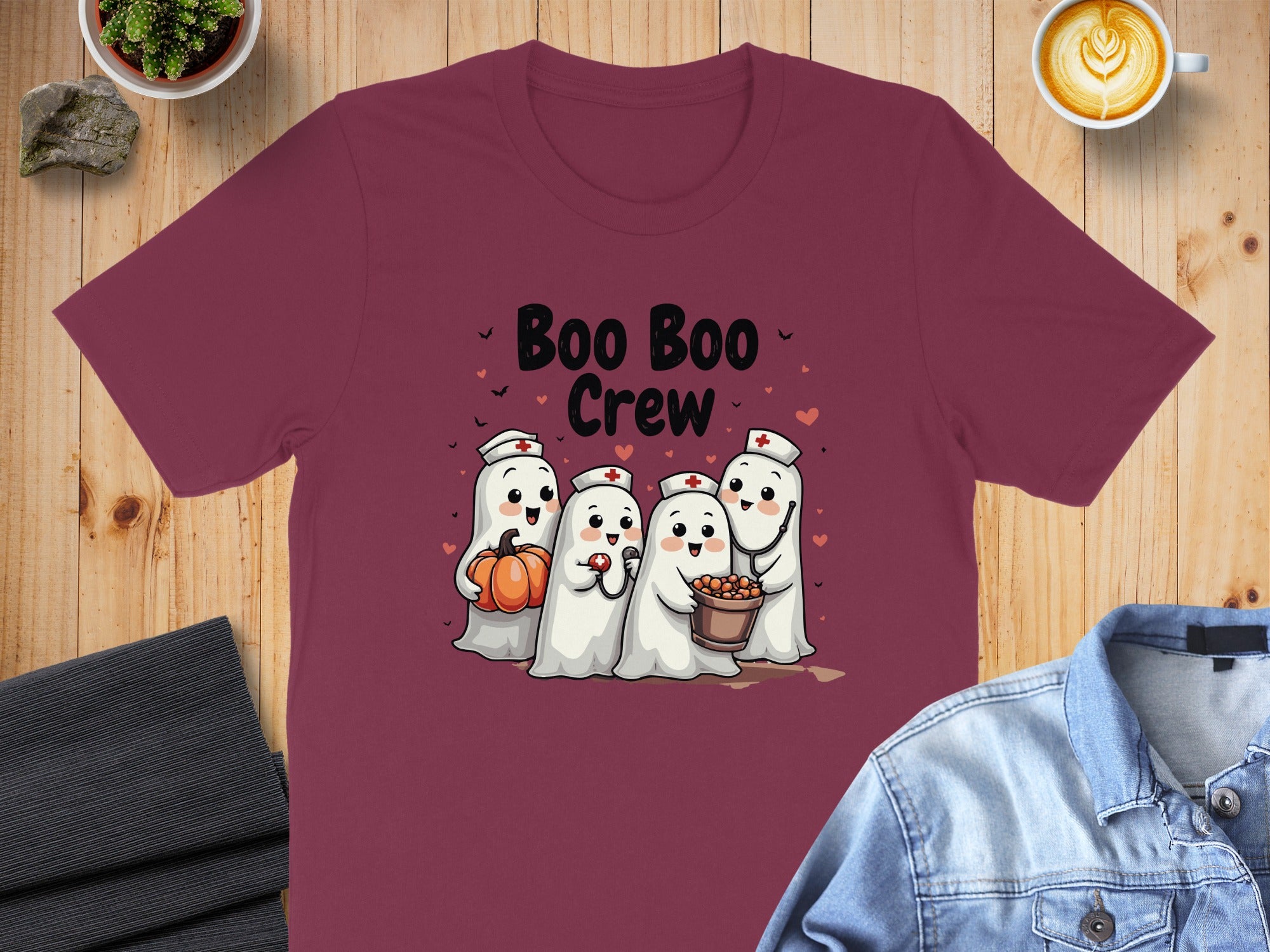 Boo Boo Crew Cute Halloween Ghosts T-shirt product type