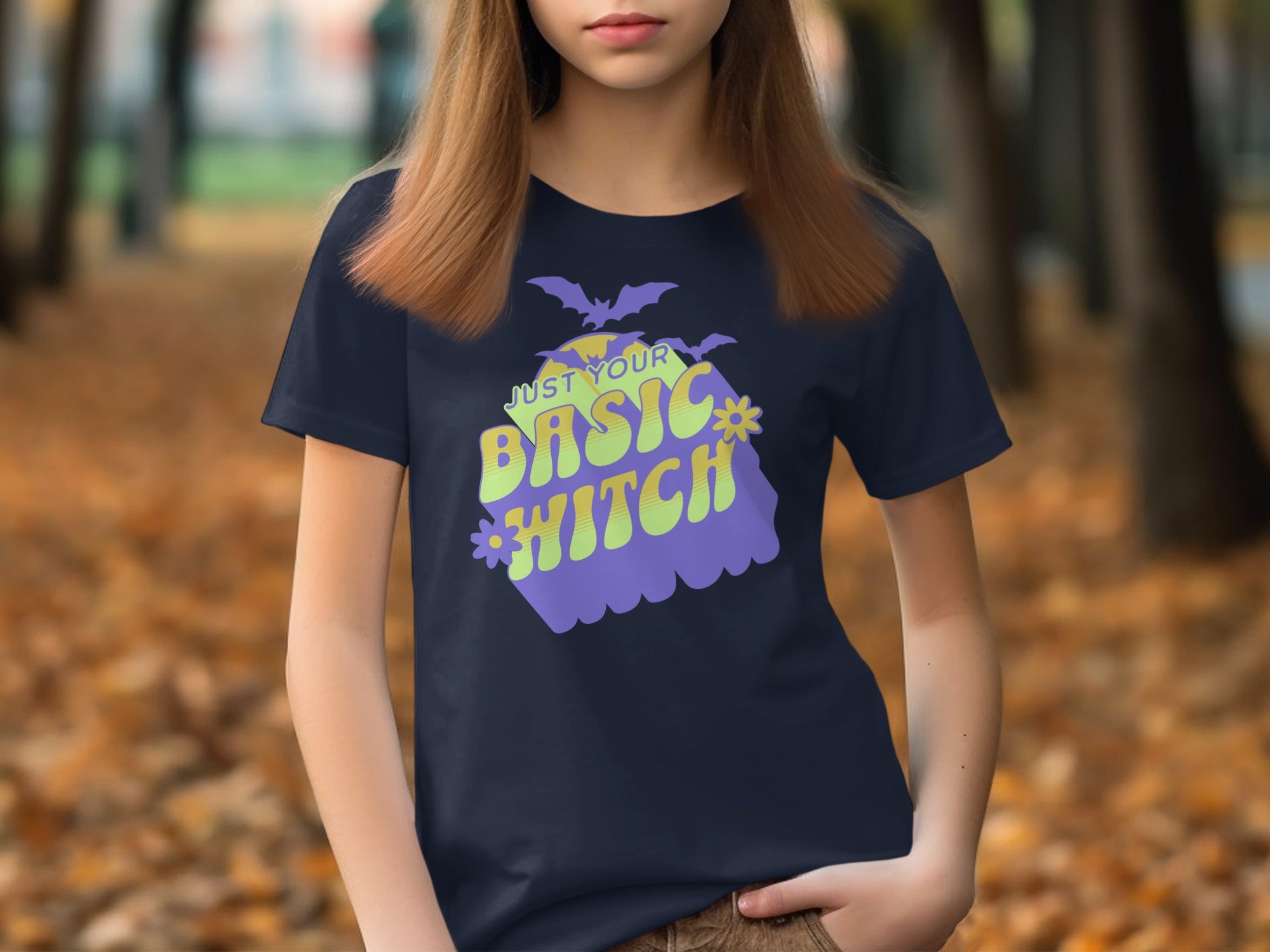 Just Your Basic Witch Graphic Novelty T-Shirt product