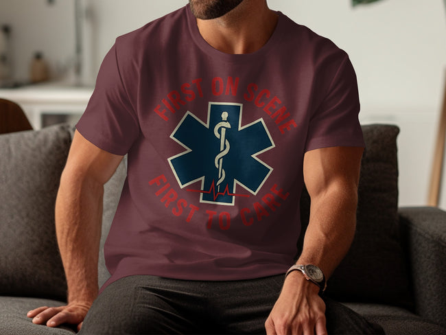 First On Scene First To Care Medical T-shirt product type
