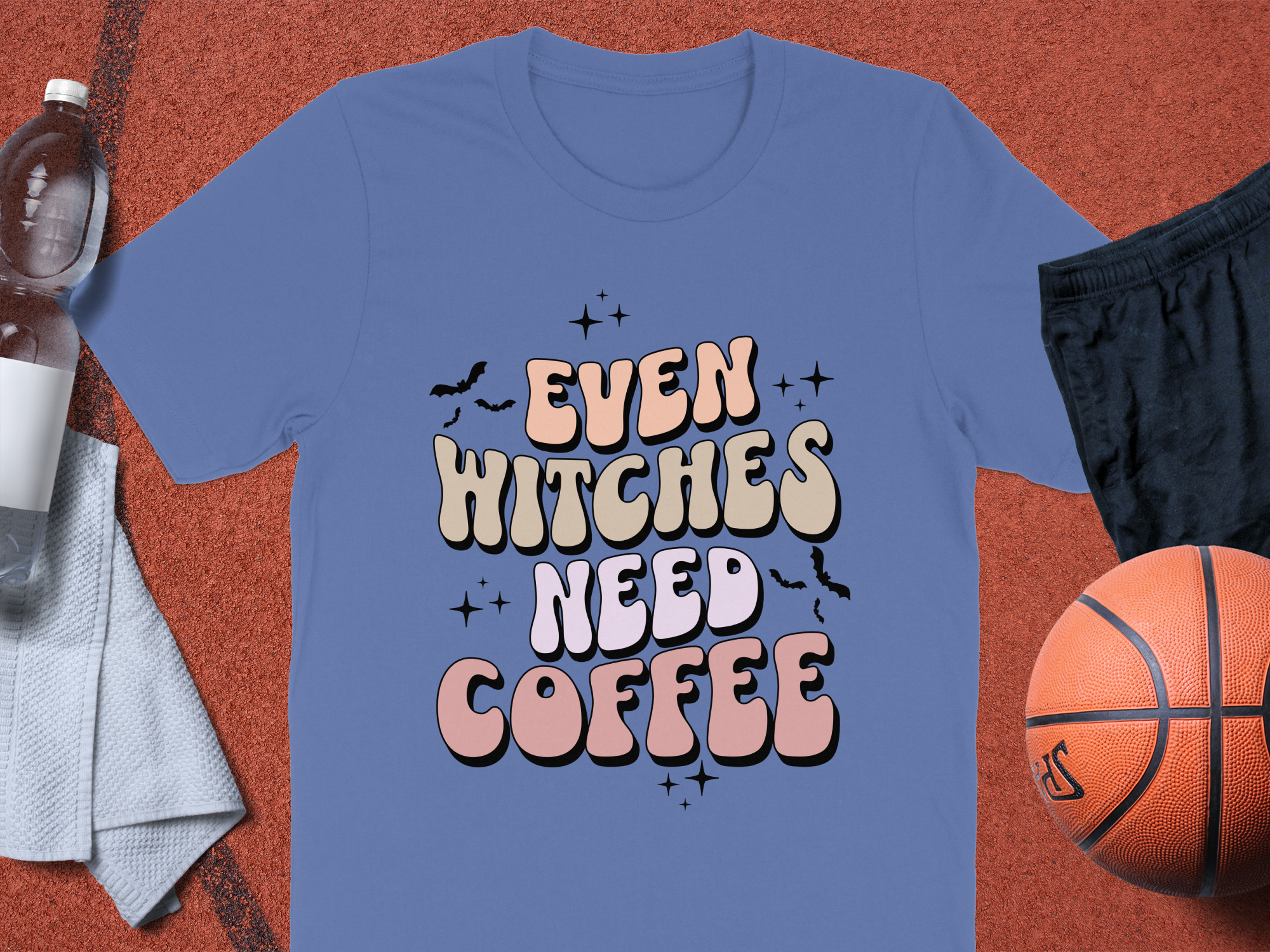 Even Witches Need Coffee Graphic Tee product