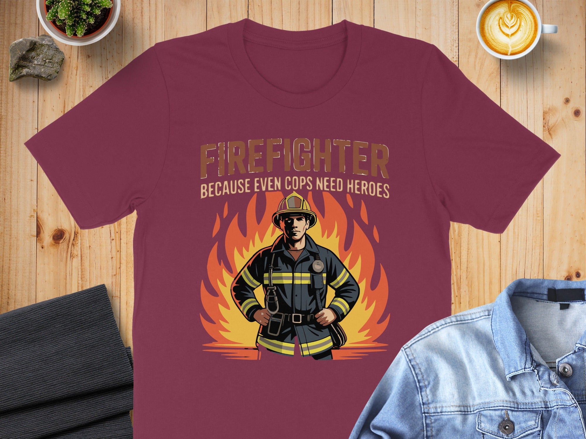 Firefighter Because Even Cops Need Heroes product type