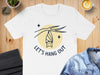 Let's Hang Out Bat Design Round Neck T-shirt product