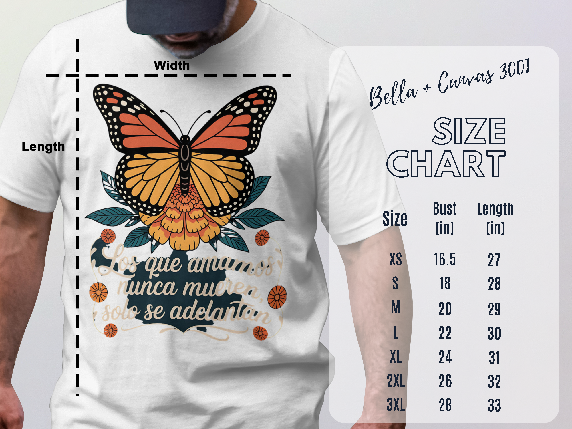 Vibrant Monarch Butterfly Graphic Tee shirt product