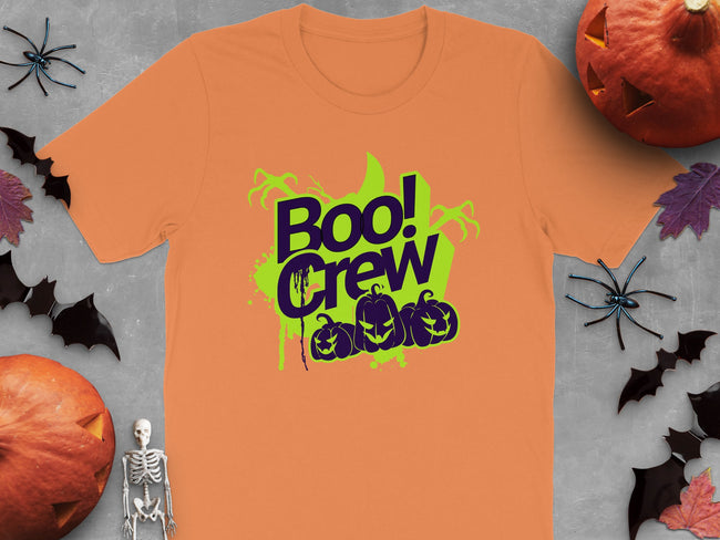 Boo Crew Halloween Themed Graphic T Shirt product