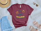 I'm a Witch Graphic Tee Casual Wear Shirt product type