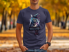 Abracadabra Cat Wizard Graphic Design T-shirt product type