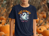 Stay Spooky Ghost on Skateboard Halloween T-shirt