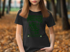 Adopt Funny Friends Alien Themed Black T-shirt product