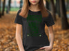 Adopt Funny Friends Alien Themed Black T-shirt product
