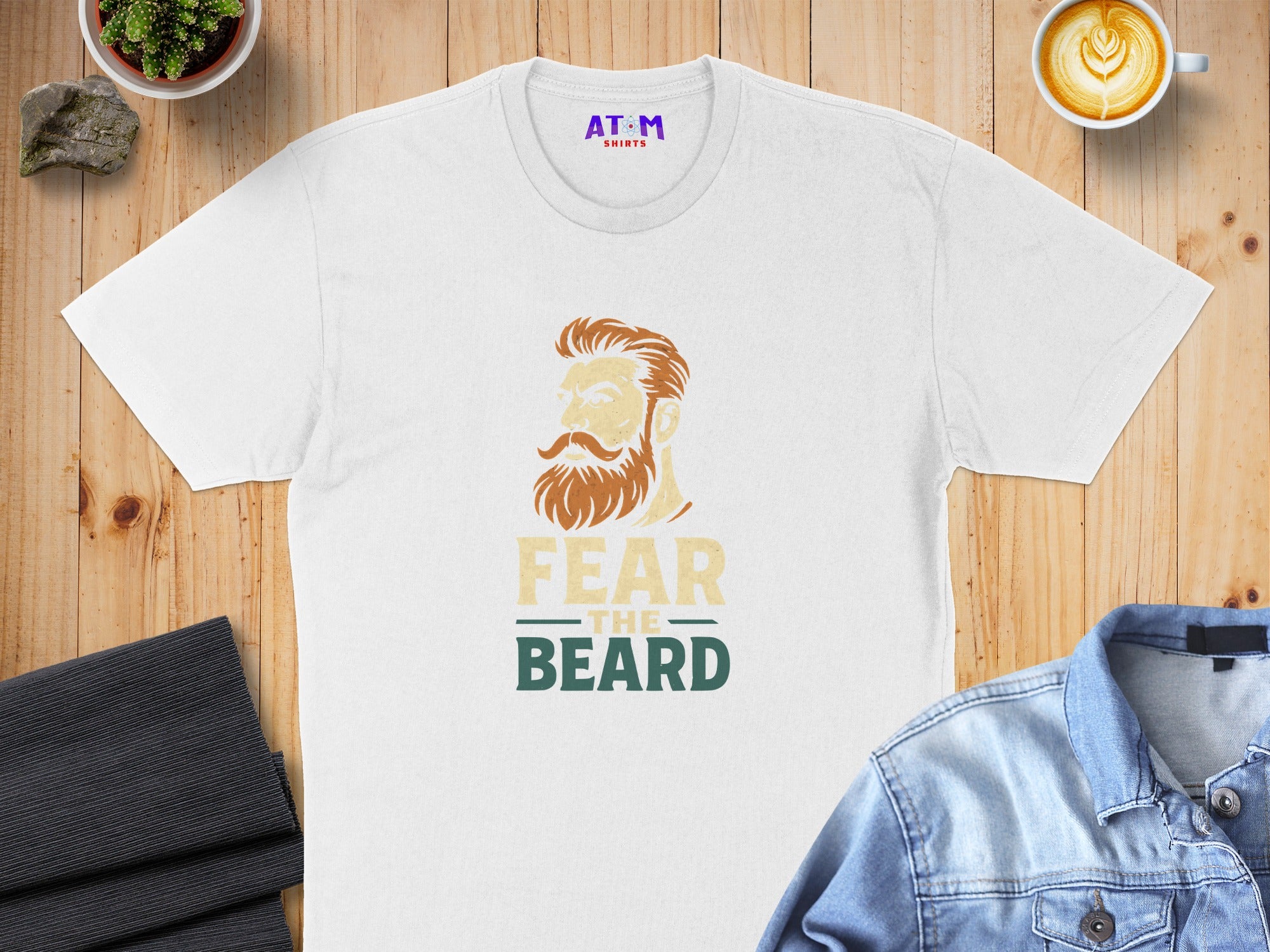 Fear the Beard Stylish Graphic T-Shirt product type