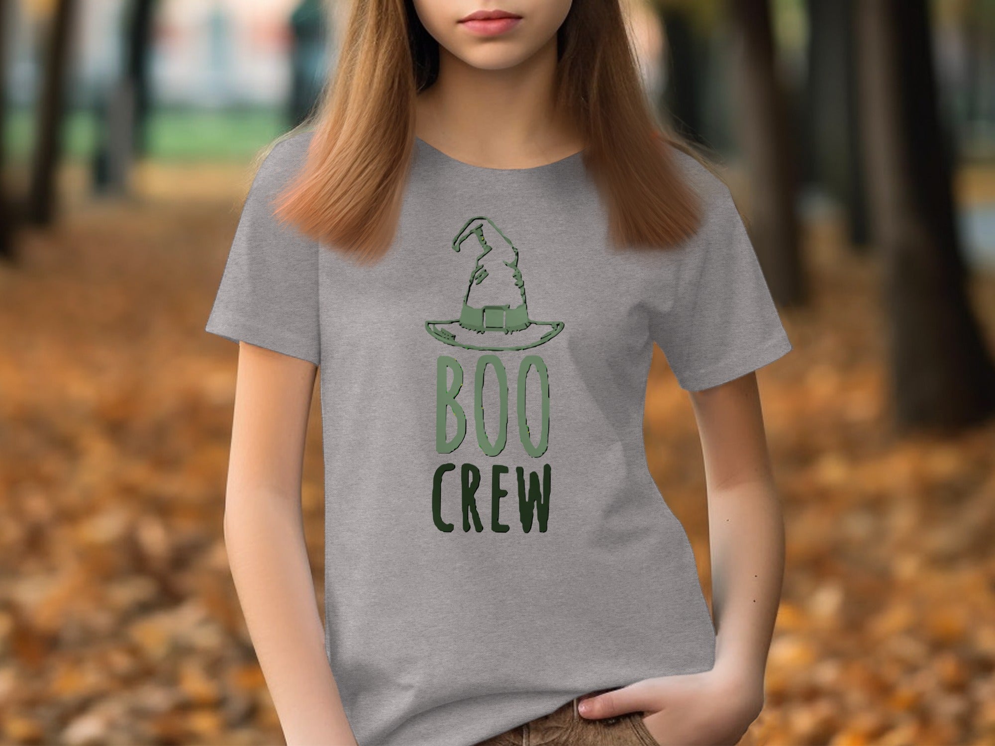Boo Crew Graphic Witch Hat Themed T-Shirt product