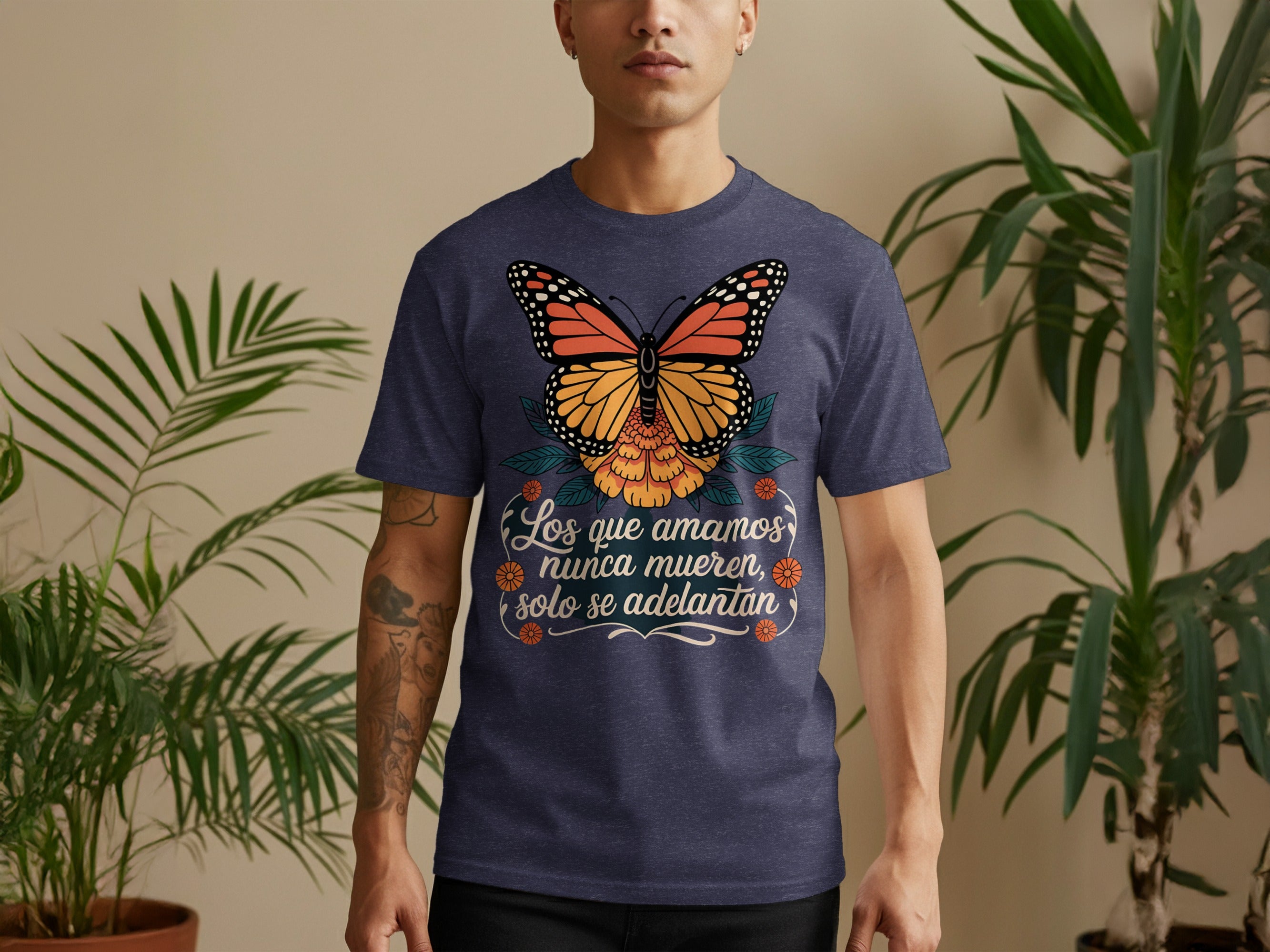 Colorful Monarch Butterfly Design T-Shirt product