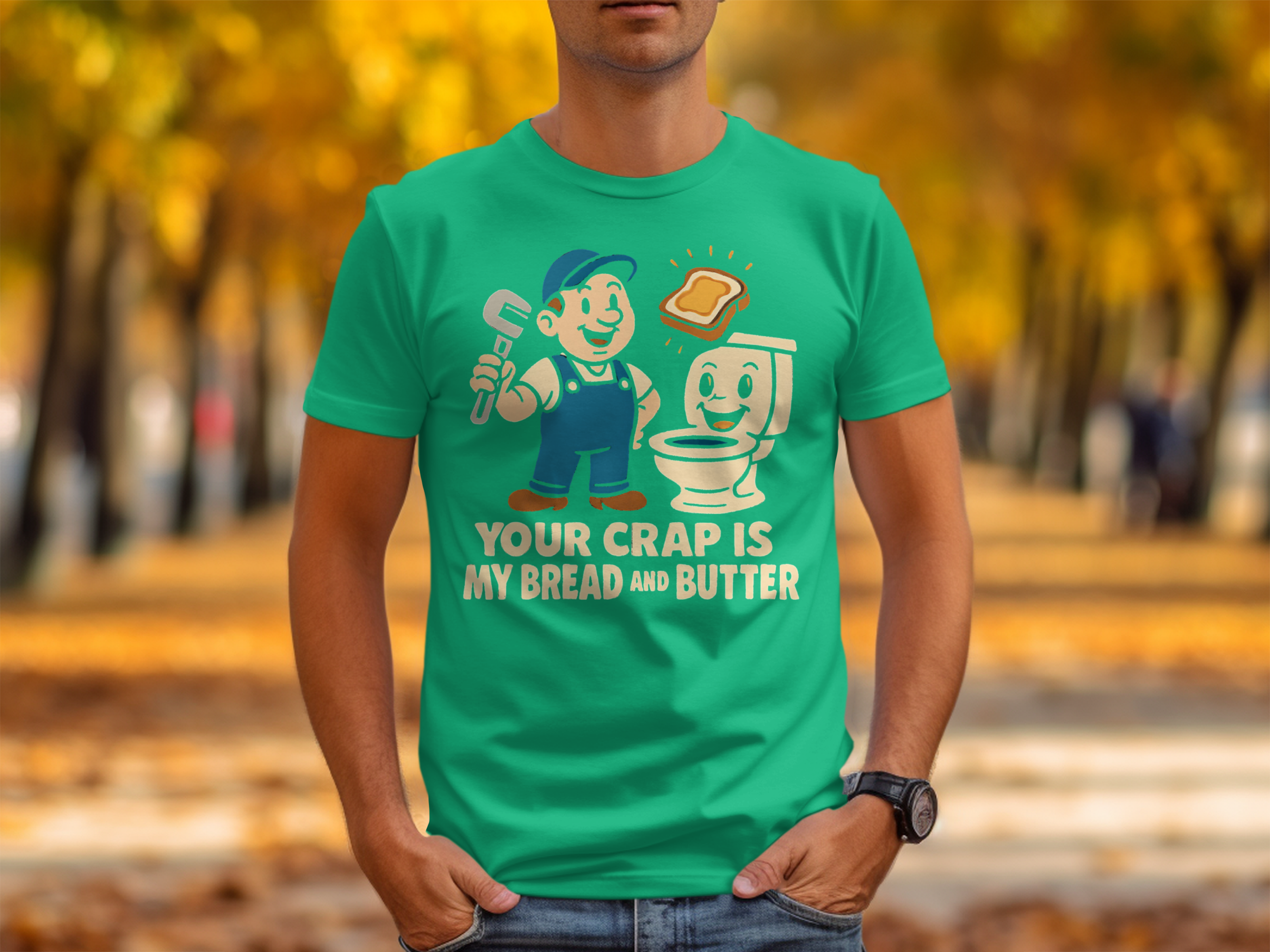 Your Crap Is My Bread and Butter Plumber T-shirt product