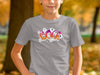 Boo Ghosts Halloween Graphic Print T-Shirt product
