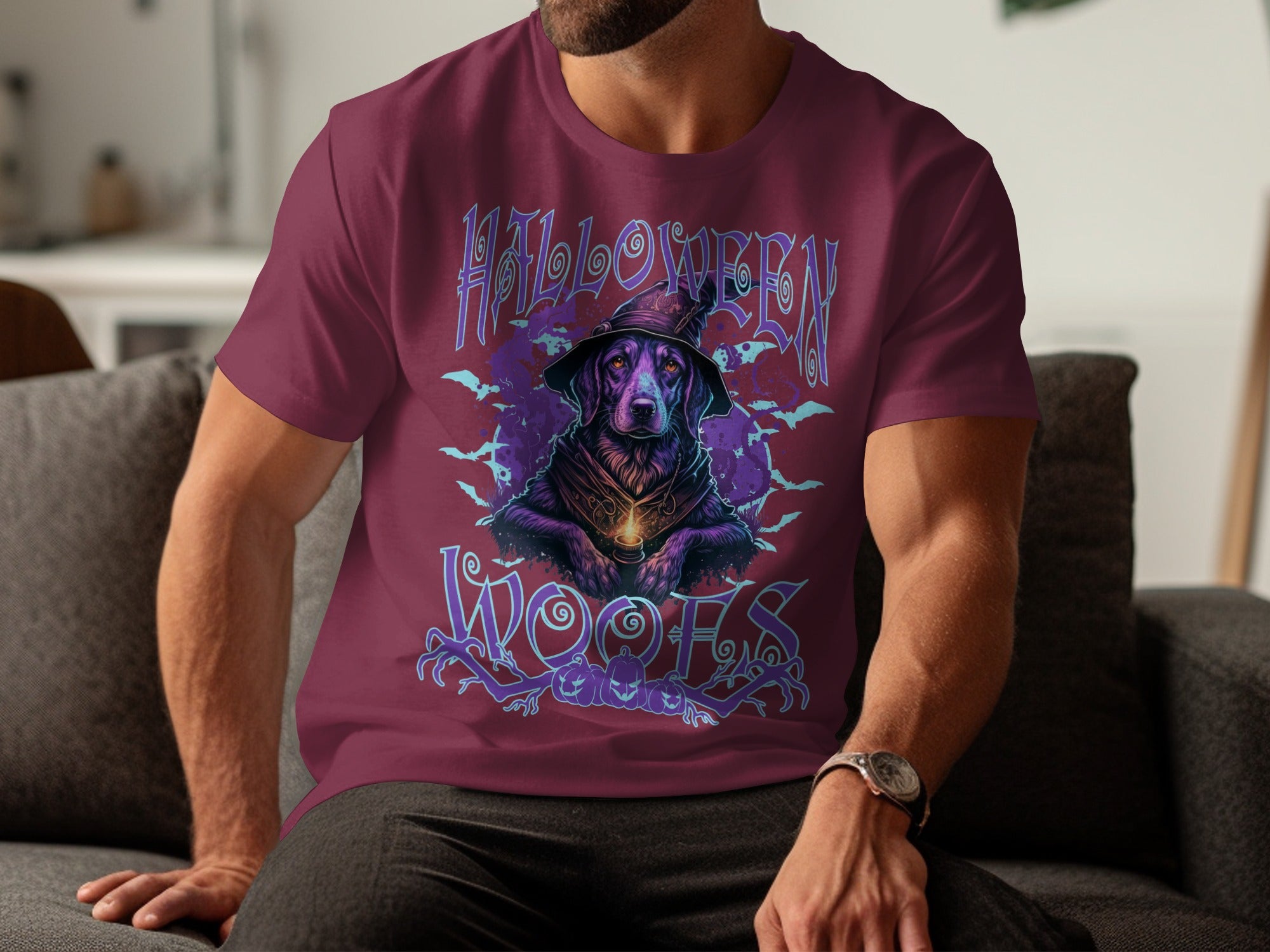 Halloween Lab Dog Wizard Costume Graphic T-Shirt product type