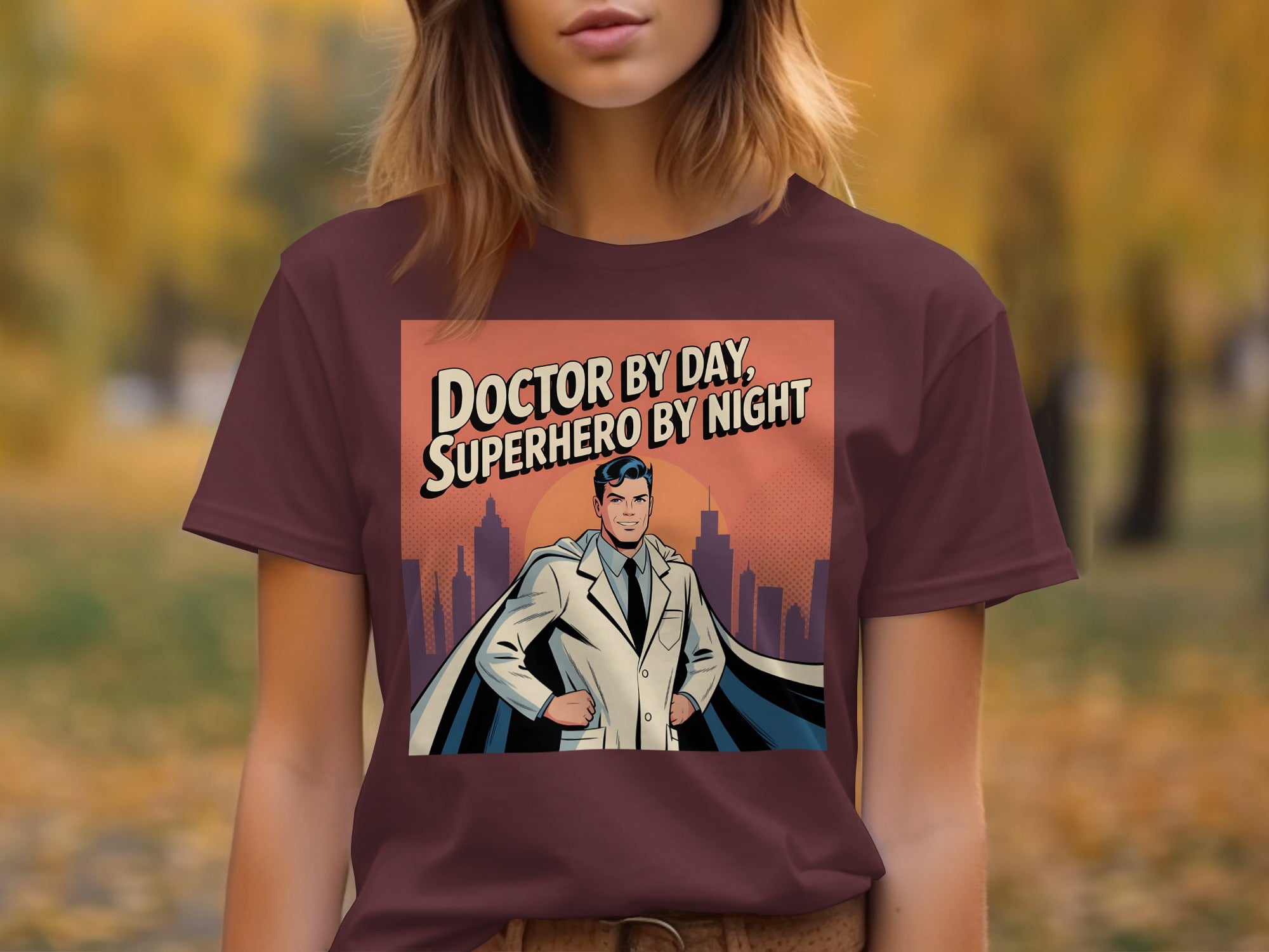 Doctor by Day Superhero by Night Graphic T-Shirt product