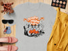 Fright Night Fun Halloween Skeleton Print T-shirt product type