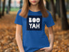 Boo Yah Cute Spider Graphic Teal Casual Shirt product