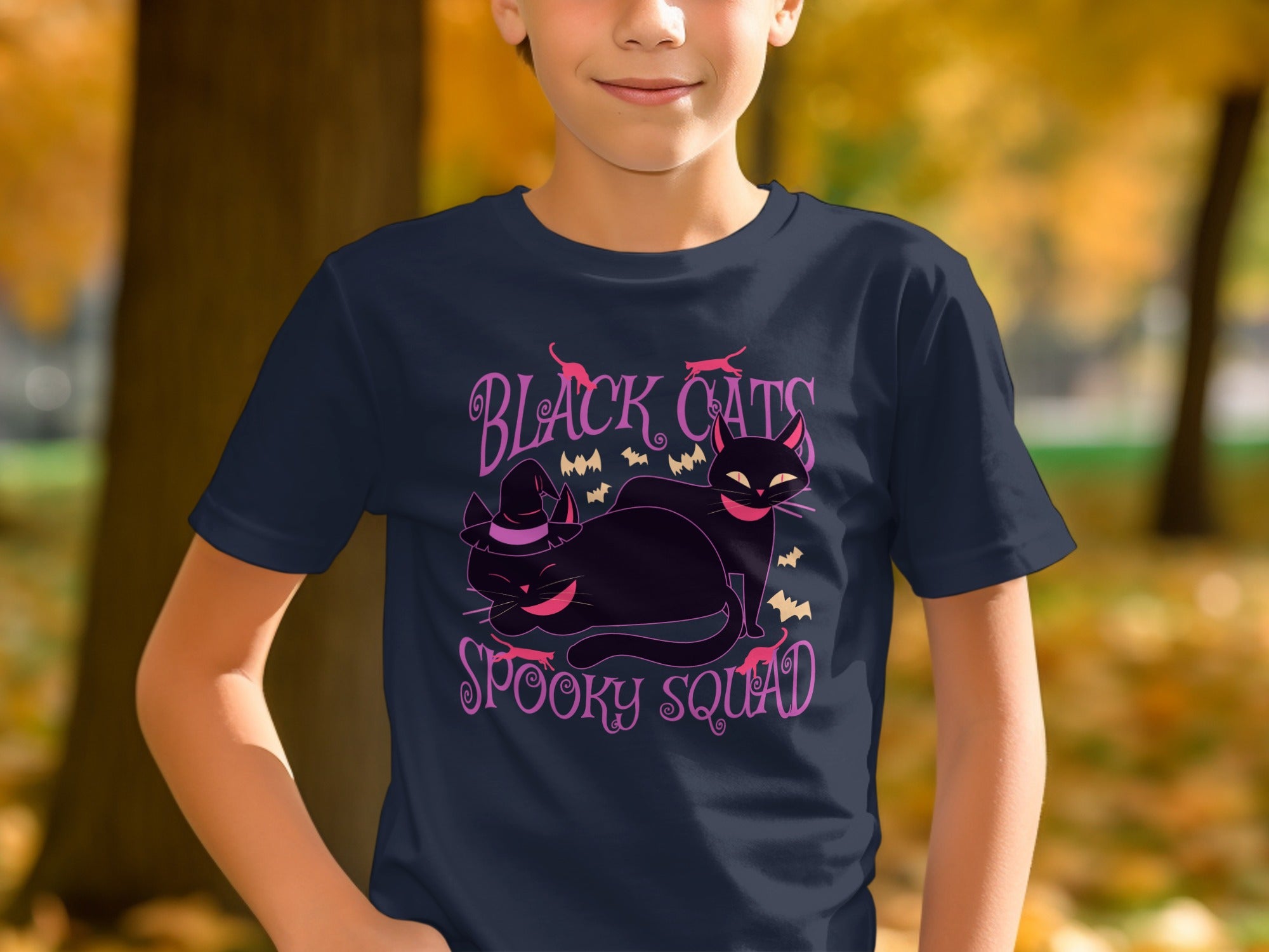 Black Cats Spooky Squad Halloween Shirt product