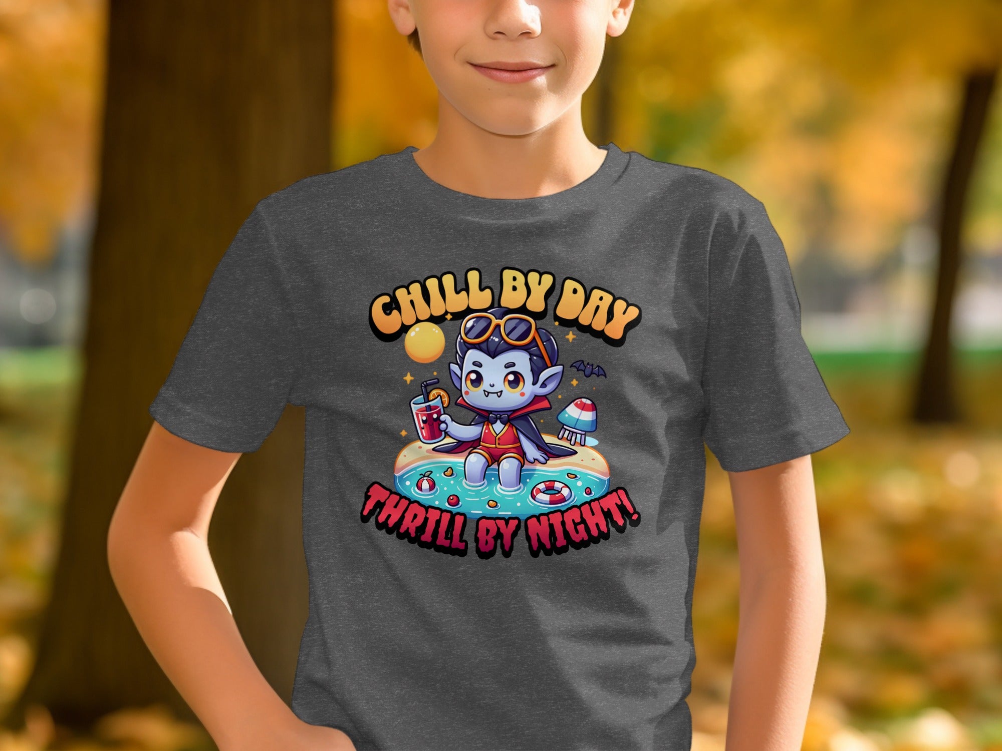 Chill By Day Thrill By Night Graphic T-Shirt product