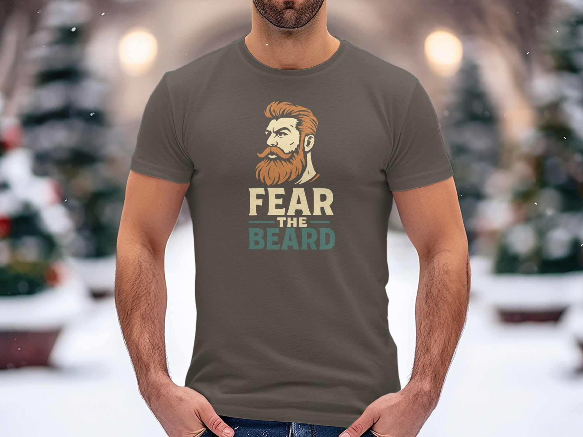 Fear The Beard Graphic Printed T-Shirt product type