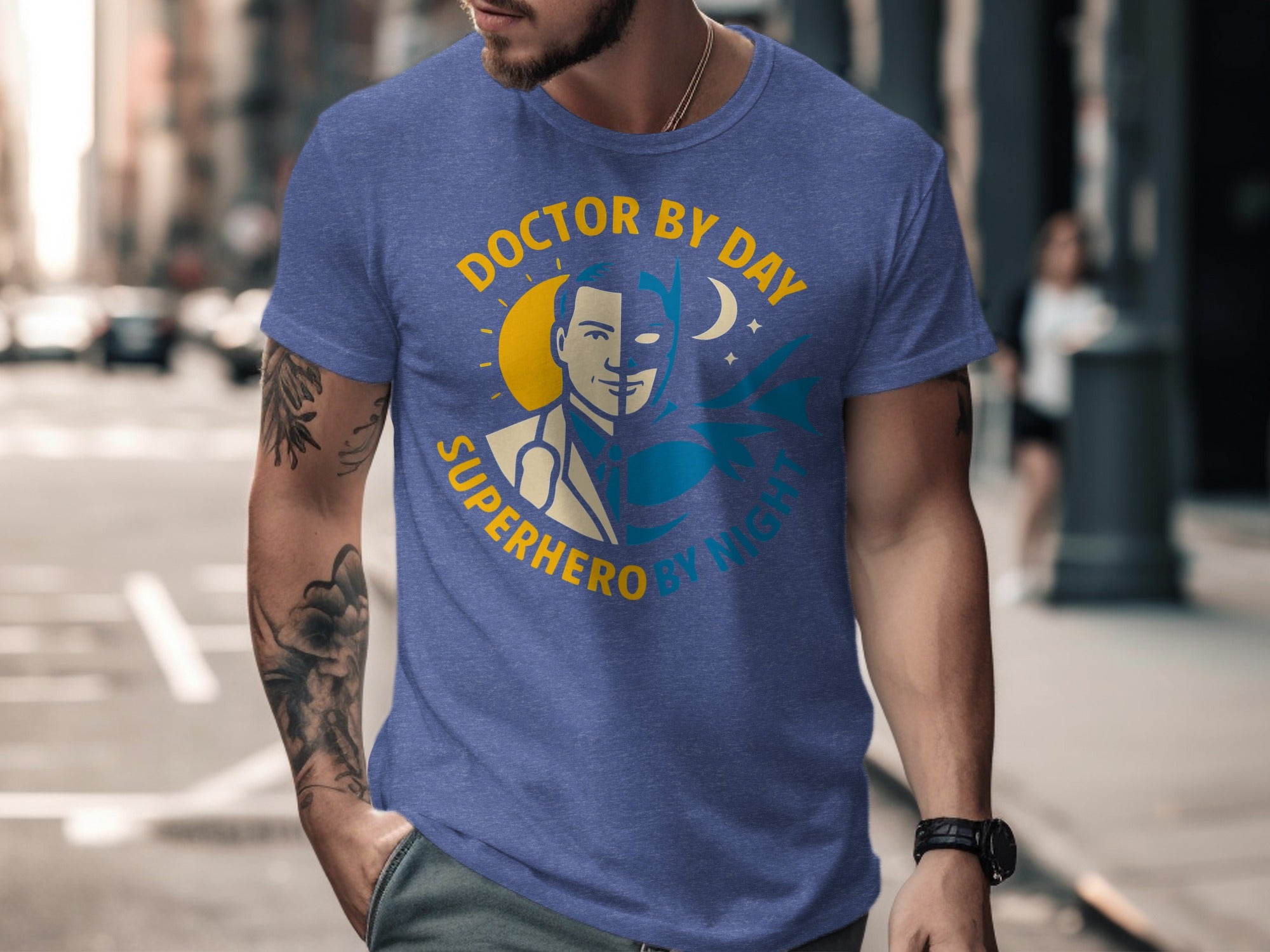 Doctor By Day Superhero By Night Graphic T-Shirt product
