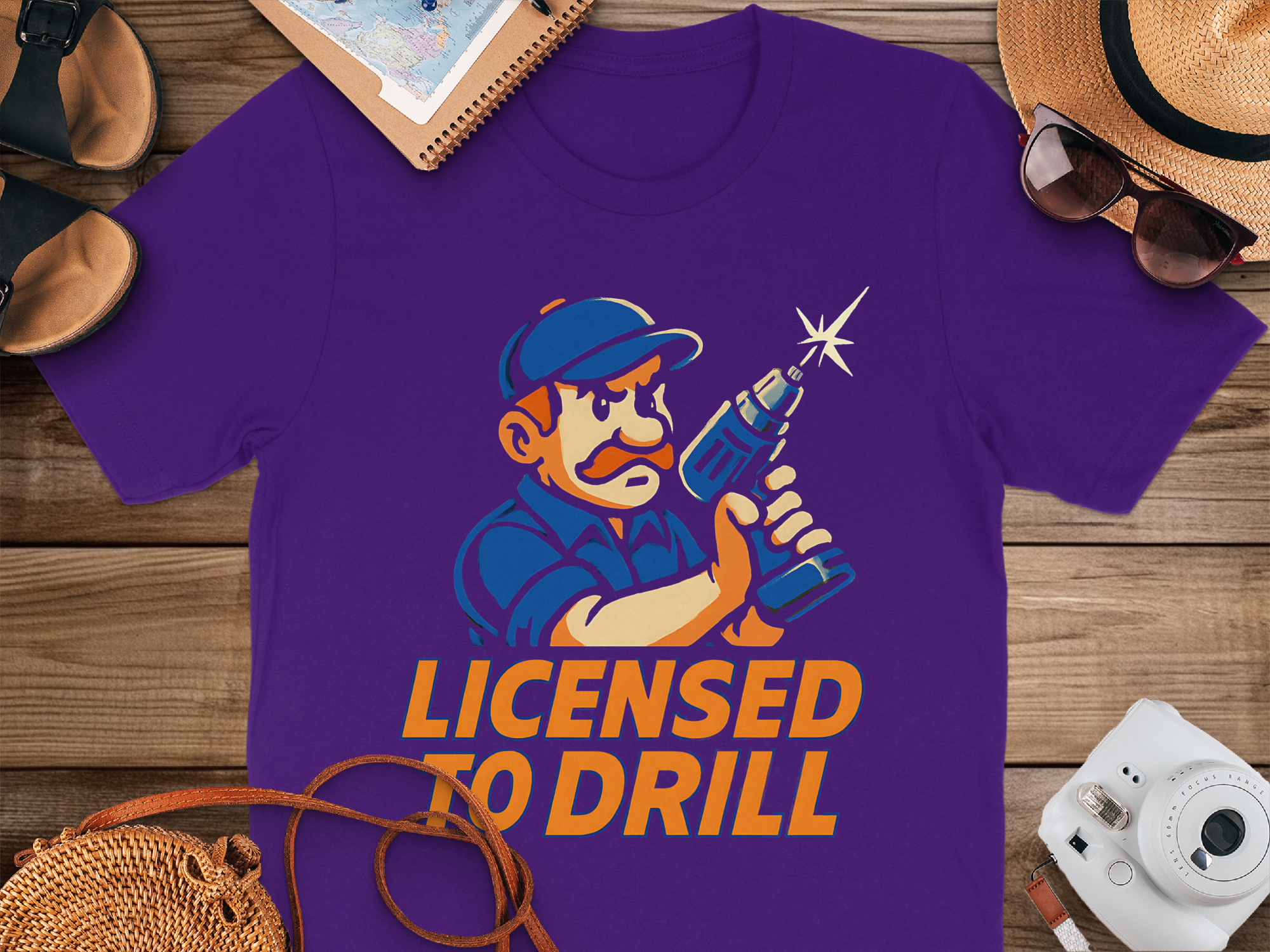 Licensed to Drill Graphic T-Shirt product