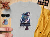 Magical Cat Wizard Graphic Design Shirt product